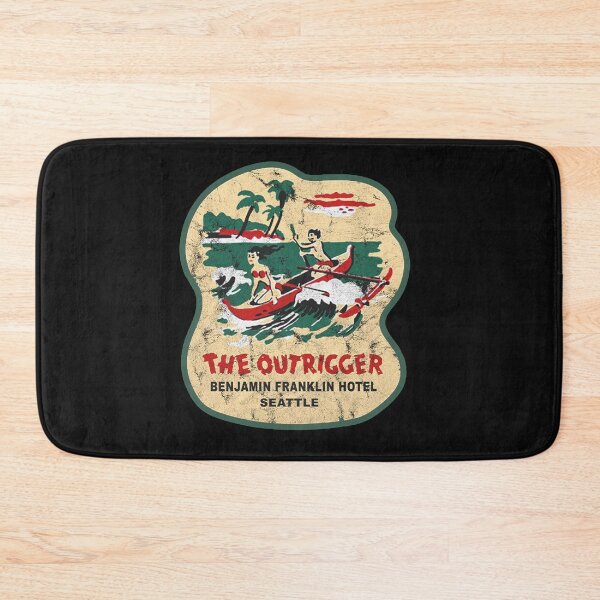 Item preview, Vintage The Outrigger - Seattle, Washington designed and sold by QuayTradingCo.