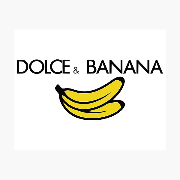 Item preview, Funny logo banana brand designer designed and sold by Sweet Chaos Boutique.