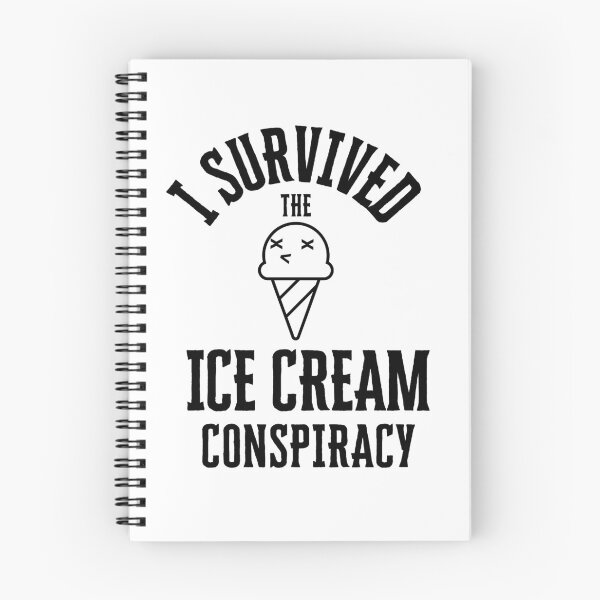 Item preview, I Survived The Ice Cream Conspiracy Graphic |  Funny Meme | Fast Food | Foodie Gift designed and sold by Weird5-TheStore.