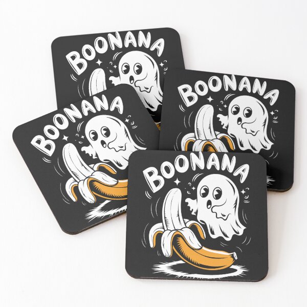Item preview, Boonana Ghost Funny Halloween Banana Pun designed and sold by Winther-Art.