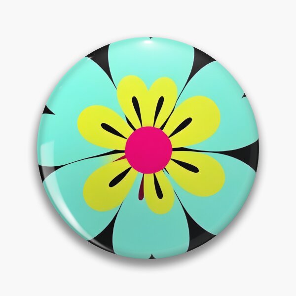 Artikelvorschau, Mutige Pop-Art Flower Power entworfen und verkauft von Good Vibes .