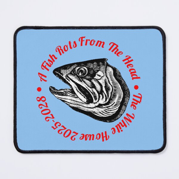 Item preview, A Fish Rots From The Head The White House 2025-2028 designed and sold by Pixelchicken.