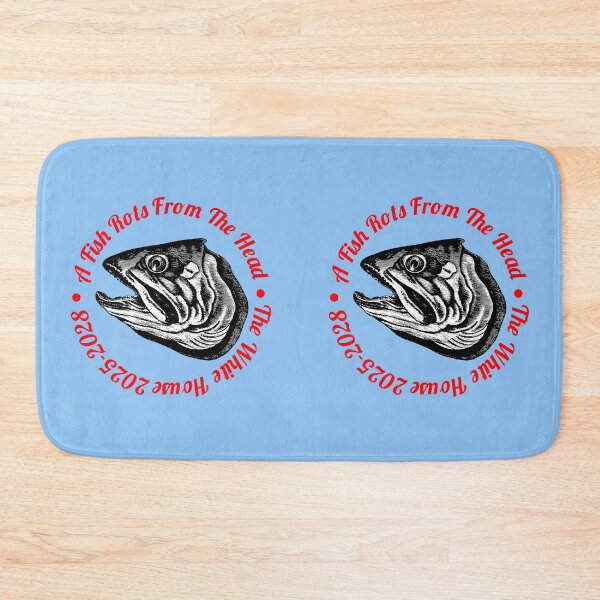 Item preview, A Fish Rots From The Head The White House 2025-2028 designed and sold by Pixelchicken.