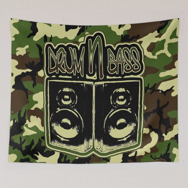 Item preview, Camo-Drum'n'Bass designed and sold by Klaus Bremner (Autotelic Art).