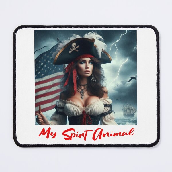 Item preview, Pirate Queen is My Spirit Animal designed and sold by Outlandishrob.