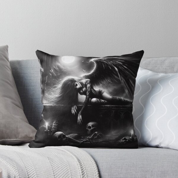 Item preview, Dark Goth Angel Art designed and sold by TheDarkWardrobe.