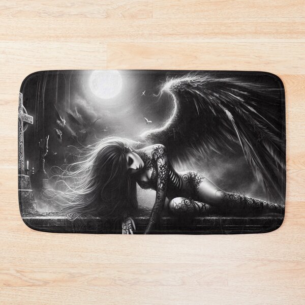 Item preview, Dark Goth Angel Art designed and sold by TheDarkWardrobe.