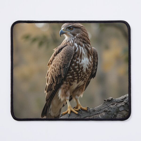Item preview, majestic hawk perches on a tree branch designed and sold by InezPhotography.