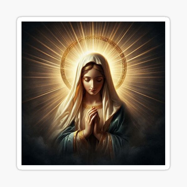 Item preview, "Divine Light: The Grace of the Holy Mother" designed and sold by maxistephenart.