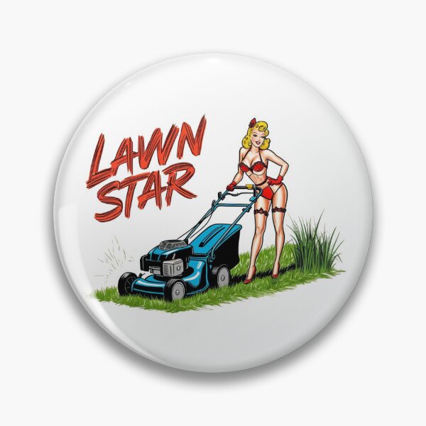 Item preview, Lawn Star Pinup Mower designed and sold by imaginewoefully.