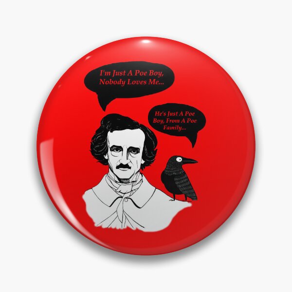 Item preview, Edgar Allan Poe Boy and Raven designed and sold by Pixelchicken.