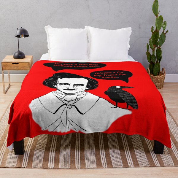Item preview, Edgar Allan Poe Boy and Raven designed and sold by Pixelchicken.