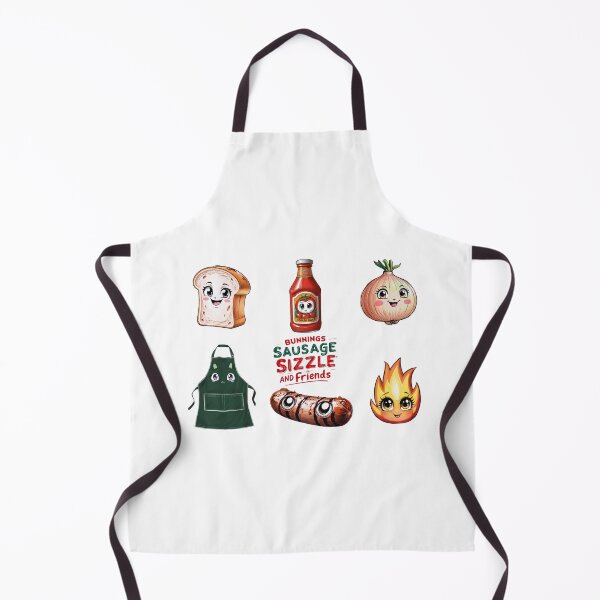 Item preview, Bunnings sausage sizzle and friends kawaii designed and sold by imaginewoefully.