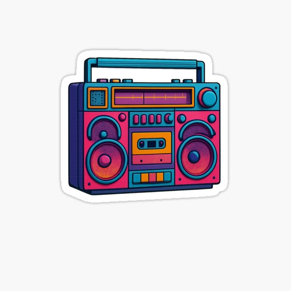 Artikel-Vorschau von 80er Boombox, designt und verkauft von PetstyleLover.