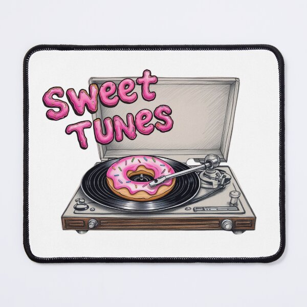 Item preview, Sweet Tunes - Donut vinyl record player designed and sold by imaginewoefully.