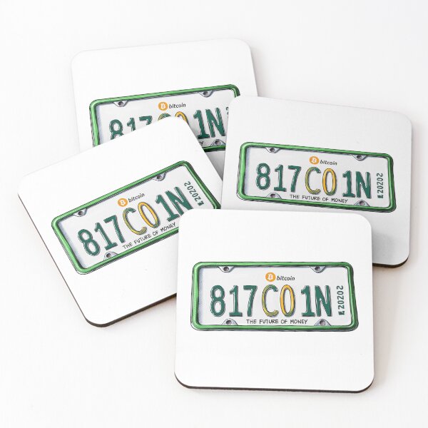 Item preview, Bitcoin license plate - "The future of money" designed and sold by imaginewoefully.