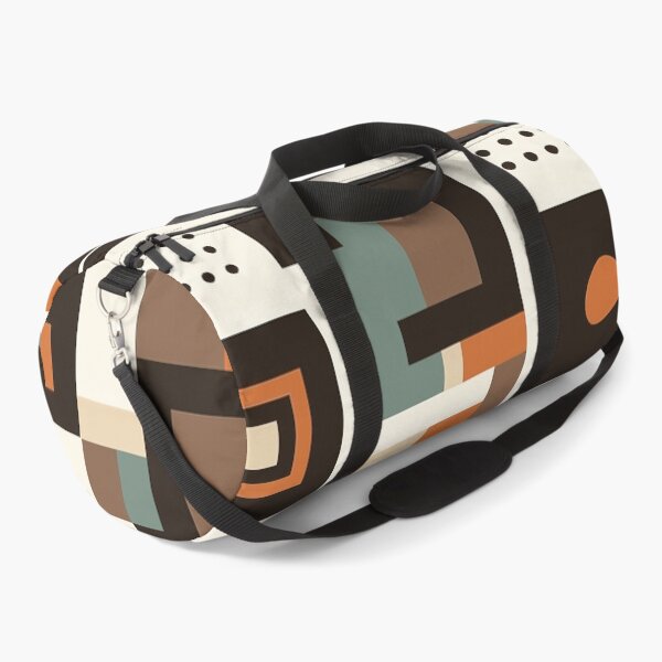 Item preview, Retro 70s 60s Architectural Pattern Brown and Orange Tones designed and sold by JohnnyVillas.