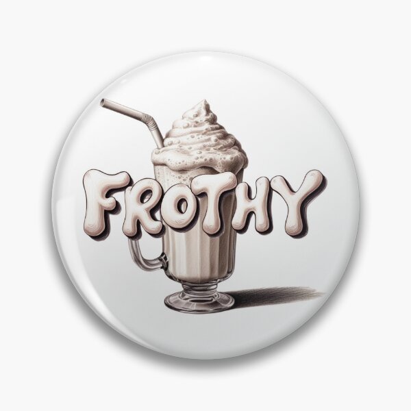 Item preview, Frothy Milkshake retro tall glass designed and sold by imaginewoefully.