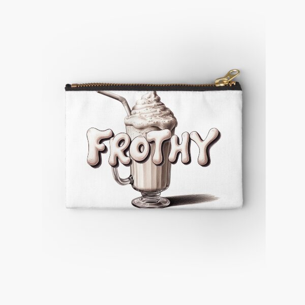Item preview, Frothy Milkshake retro tall glass designed and sold by imaginewoefully.
