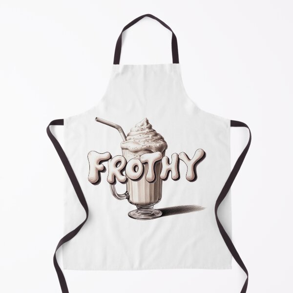 Item preview, Frothy Milkshake retro tall glass designed and sold by imaginewoefully.