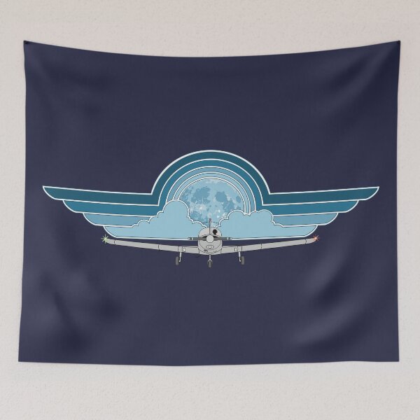 Item preview, Piper Warrior Flying at Night Aviation Design designed and sold by skye-studio.
