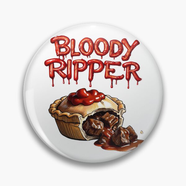 Item preview, Bloody Ripper Meat Pie with Tomato Sauce designed and sold by imaginewoefully.
