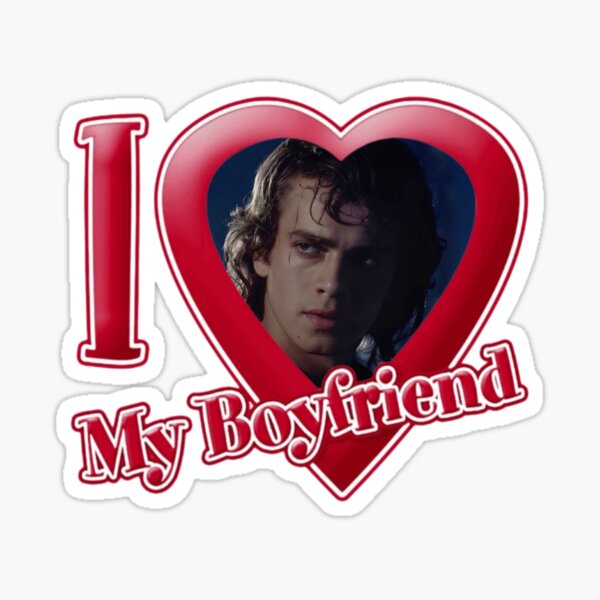 Vista previa del artículo con la obra «Anakin Skywalker Amo a mi novio», diseñado y vendido por FanaticFashion.