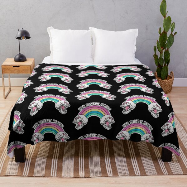 Item preview, M3N Deserve Periods Skull Rainbow designed and sold by bitebackcobbc.