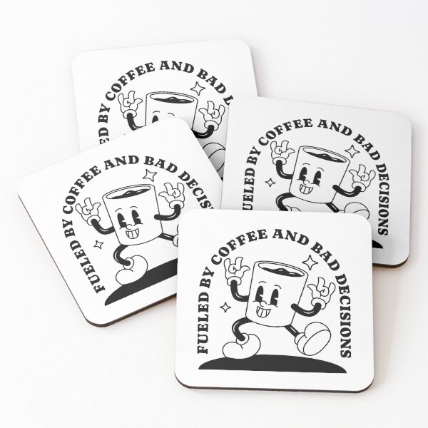 Item preview, Fueled by Coffee and Bad Decisions – Funny Freelancer Coffee Design designed and sold by Honominu.