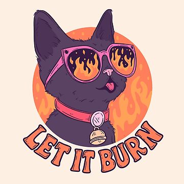 Vorschaubild zum Design Lass es brennen, Chaos-Katzen-Meme von Jess.a.creates