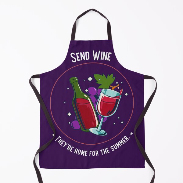 Item preview, Send wine. They're home for the summer. designed and sold by Go Gossling.