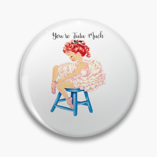 Item preview, You're TuTu Much - Redhead - Cute Ballerina designed and sold by Dancersrule4.