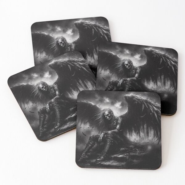 Item preview, Dark Goth Angel Art designed and sold by TheDarkWardrobe.