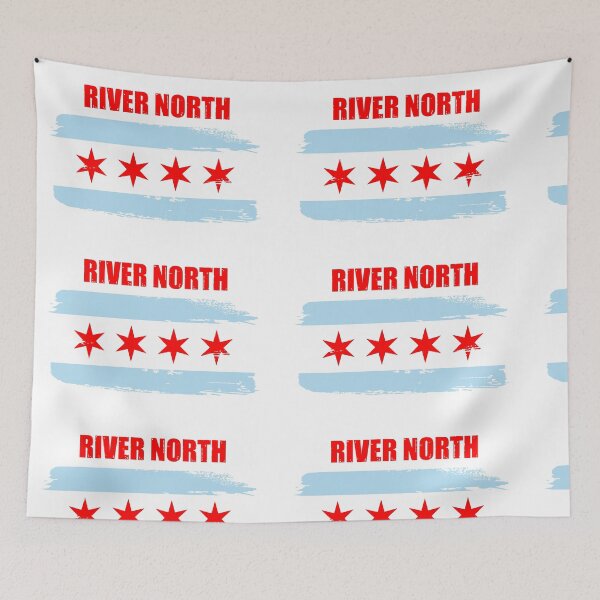 Item preview, River North Chicago, Illinois designed and sold by ChicagoTees.