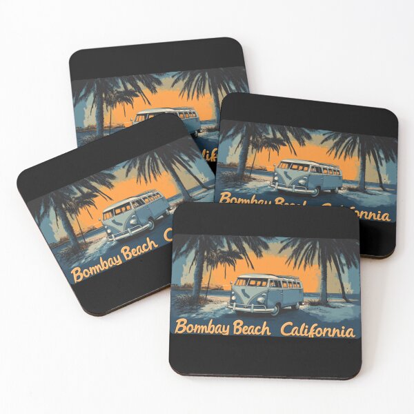 Artikelvorschau, Bombay Beach, Kalifornien, Retro-Van entworfen und verkauft von MojaveTradePost.