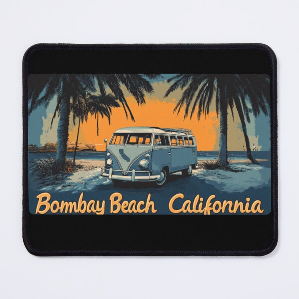 Item preview, Bombay Beach California Retro Van  designed and sold by MojaveTradePost.