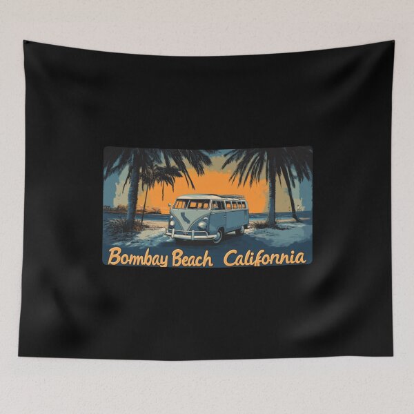 Item preview, Bombay Beach California Retro Van  designed and sold by MojaveTradePost.