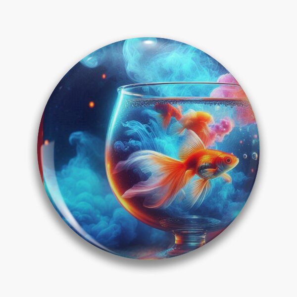 Item preview, Fish swimming in Smoky Glass designed and sold by connie campbell.