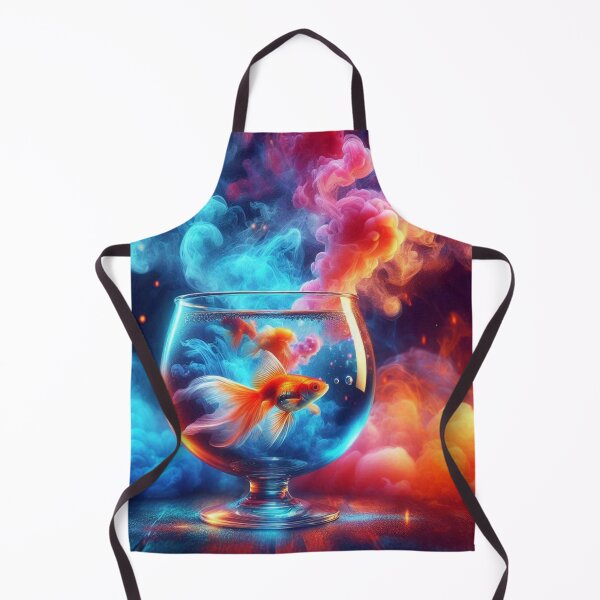 Item preview, Fish swimming in Smoky Glass designed and sold by connie campbell.