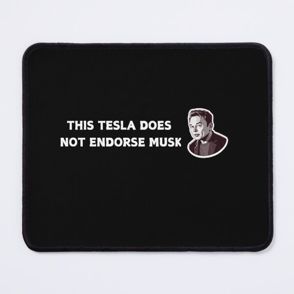Item preview, This Tesla doesn't endorse elon - anti elon bumper designed and sold by CapriCreatives.