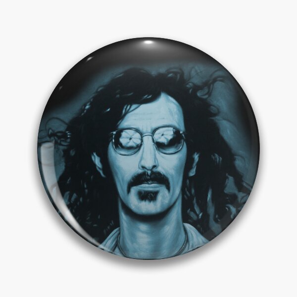Item preview, Frank Zappa, oil on velvet by artist Jorge Torrones version2 designed and sold by velvetify.com.