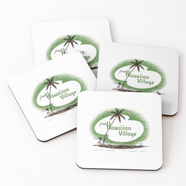 Item preview, Vintage Gene's Hawaiian Village - Los Angeles, California designed and sold by QuayTradingCo.