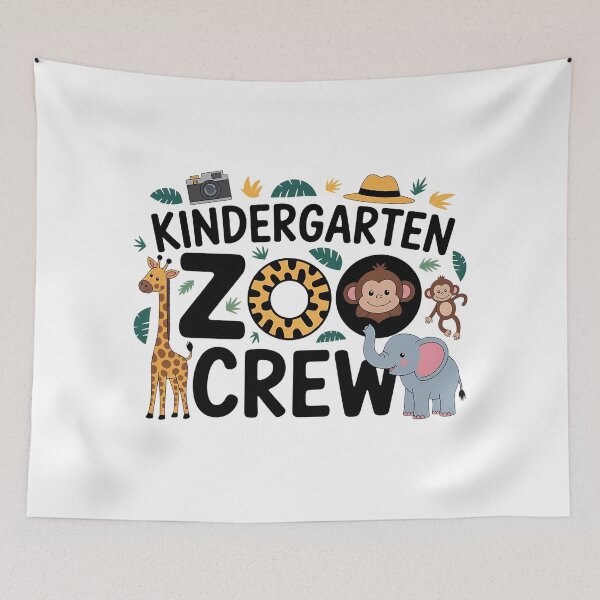 Item preview, Kindergarten Zoo Crew Cute Animal Safari Field Trip Shirt designed and sold by Suwit Thiamtanong.