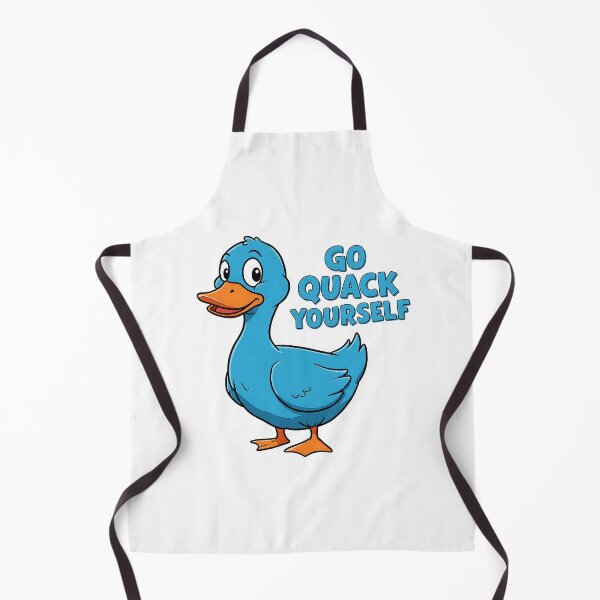 Item preview, Cartoon Duck With “Go Quack Yourself” Text designed and sold by javastocks.