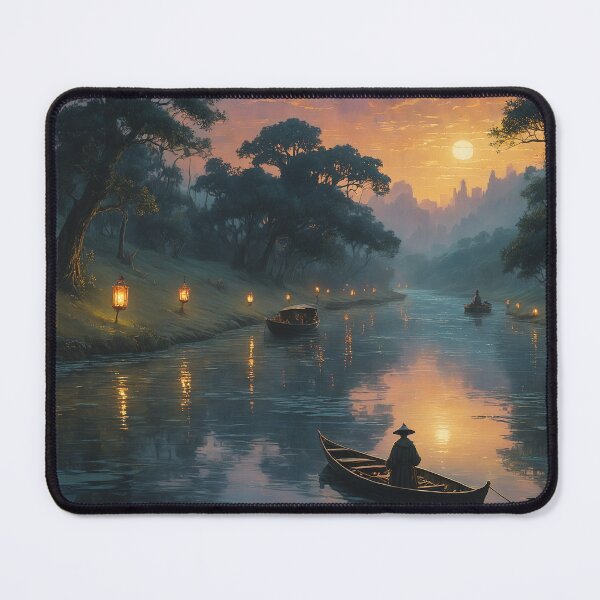 Item preview, Lanterns Lead the River Home designed and sold by Happyfunball's Starforge Emporium.