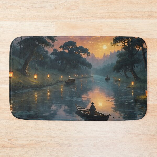 Item preview, Lanterns Lead the River Home designed and sold by Happyfunball's Starforge Emporium.