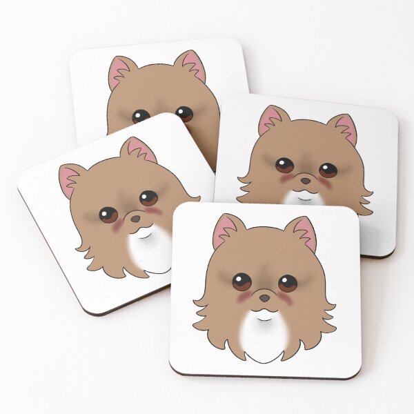 Item preview, Light Brown Pomeranian White Chin Tear Stains designed and sold by OliRoseArt.