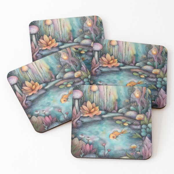 Item preview, Shimmerfin Pond Glide designed and sold by SporeandCanvas.