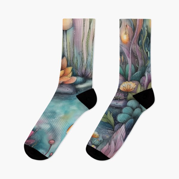 Item preview, Shimmerfin Pond Glide designed and sold by SporeandCanvas.
