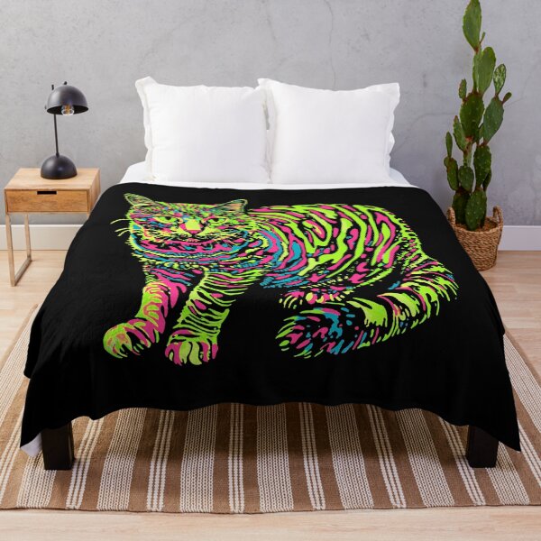 Item preview, Vibrant Summer Color Tabby Cat designed and sold by Pixelchicken.